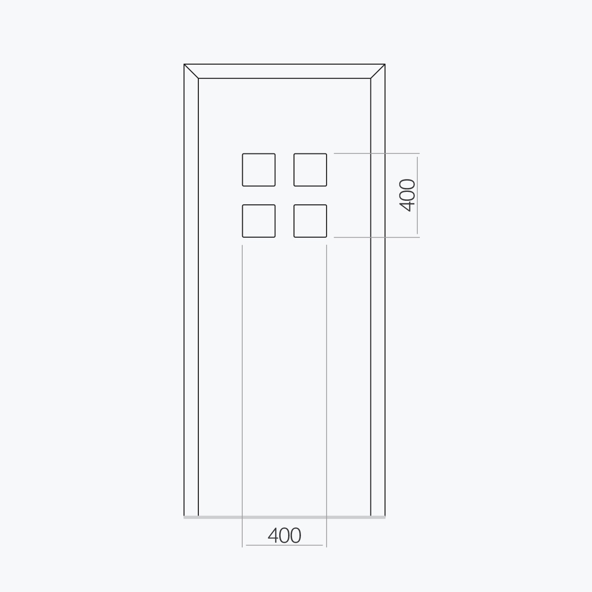 Aluline deurpanelen 431 aluline 90