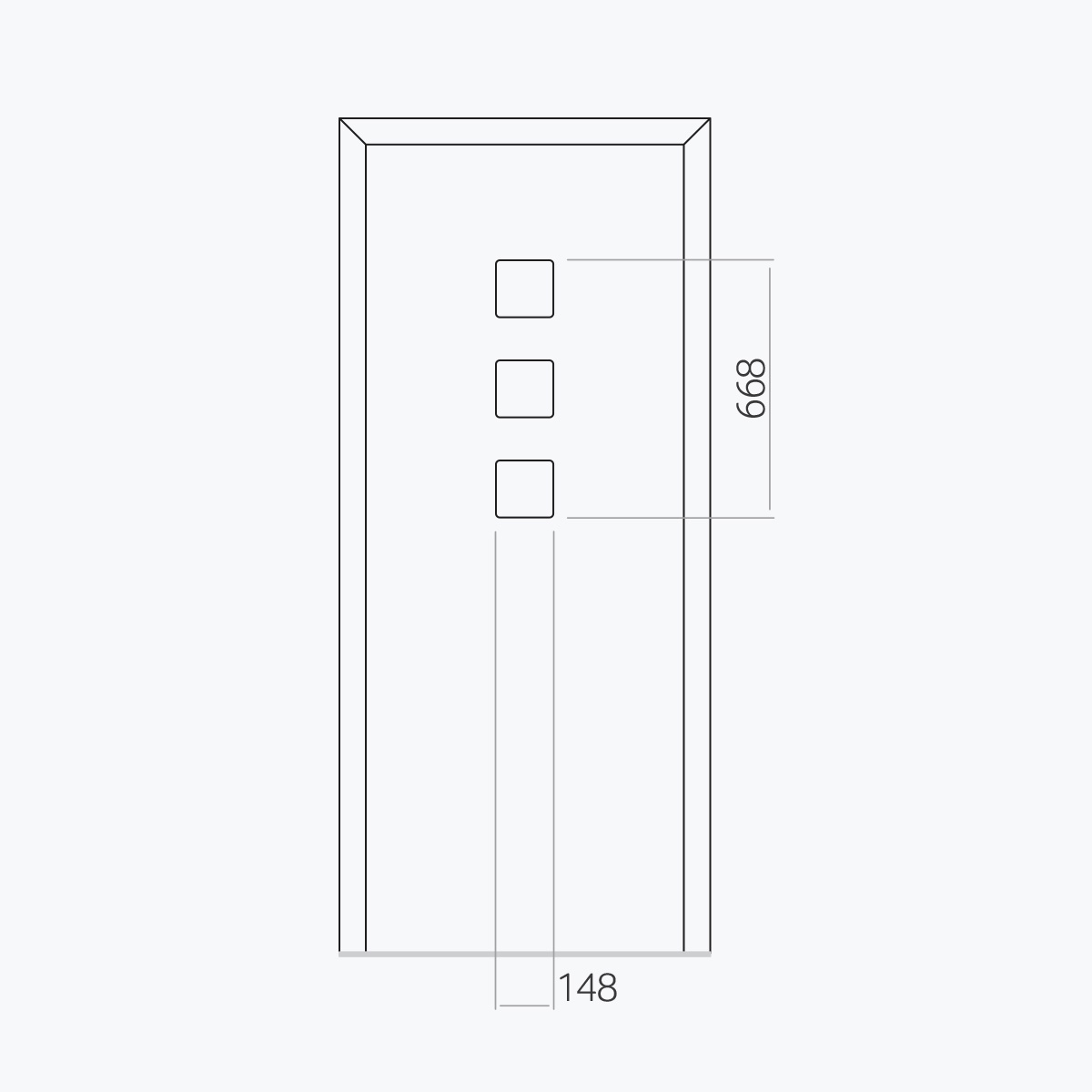 Aluline deurpanelen 439 aluline 94