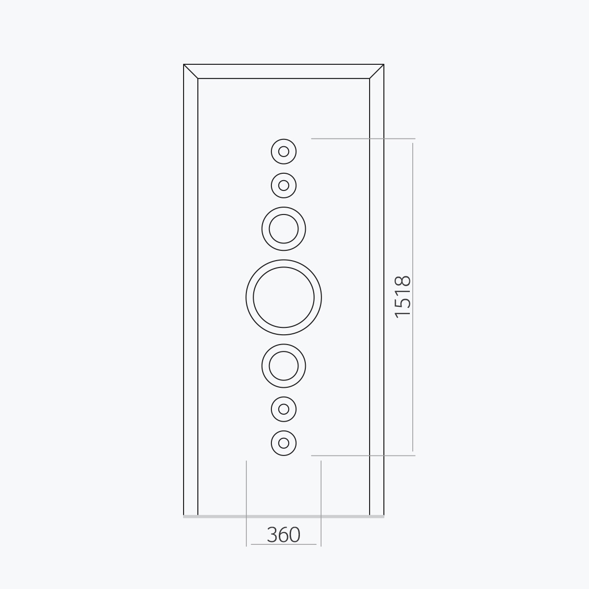 Aluline deurpanelen 452 ekoline 100