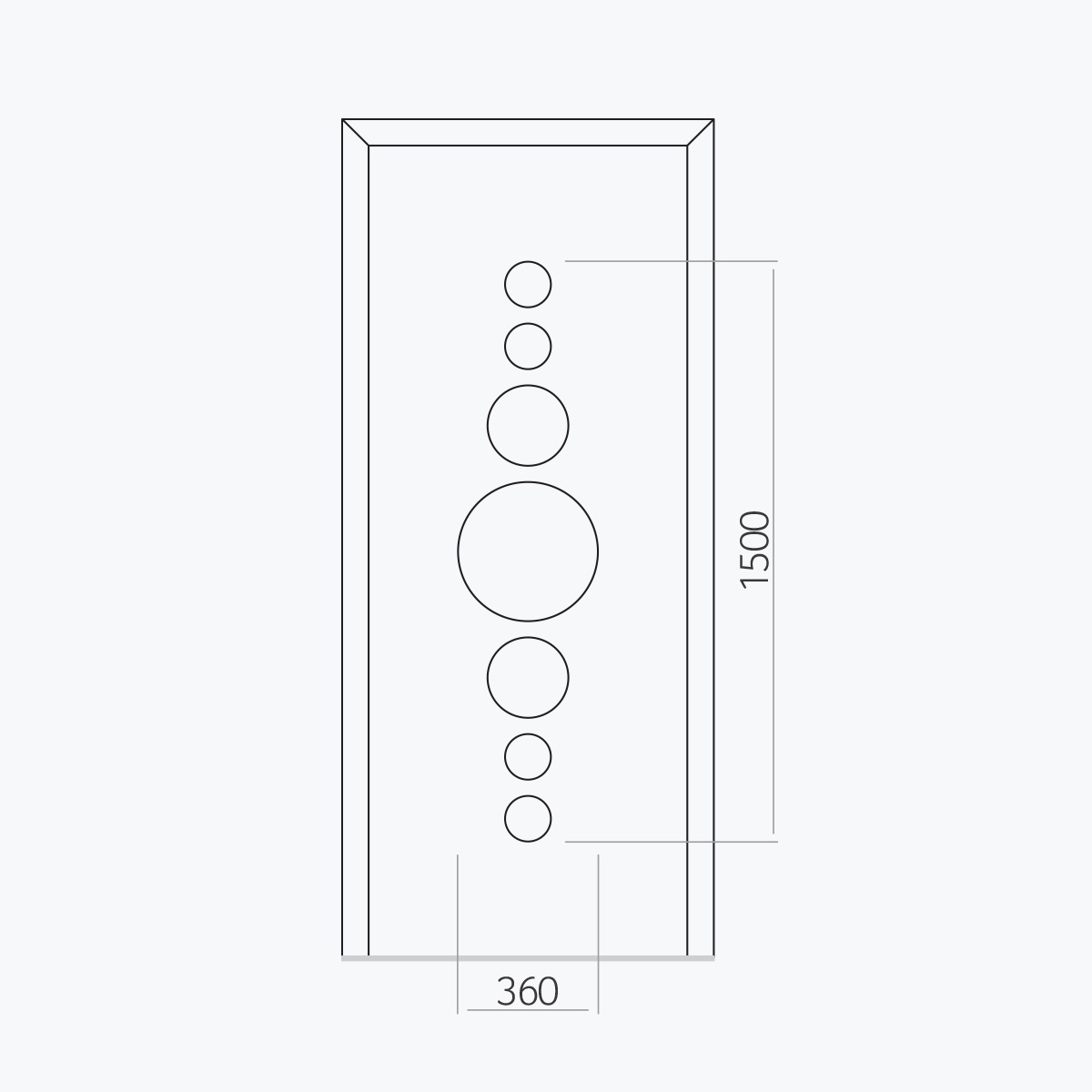 Aluline deurpanelen 451 ekoline 100