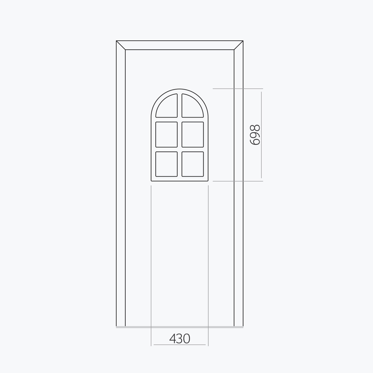Aluline deurpanelen 454 ekoline 101