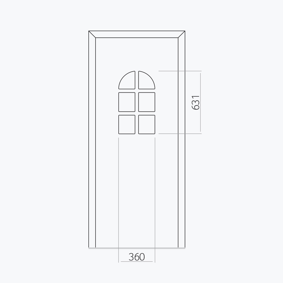 Aluline deurpanelen 453 ekoline 101