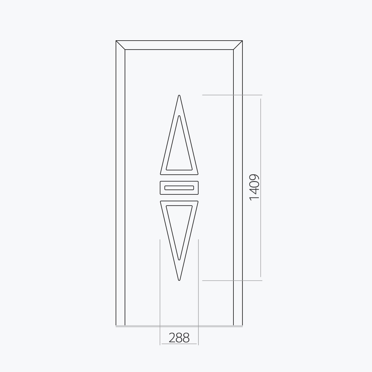 Aluline deurpanelen 462 ekoline 105