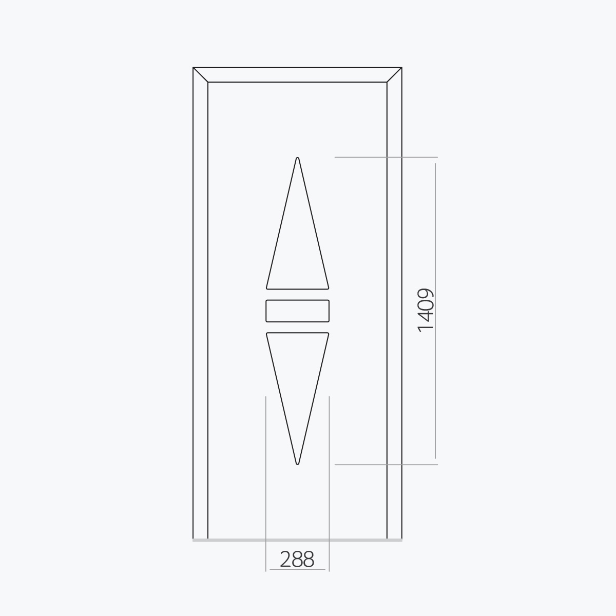 Aluline deurpanelen 461 ekoline 105