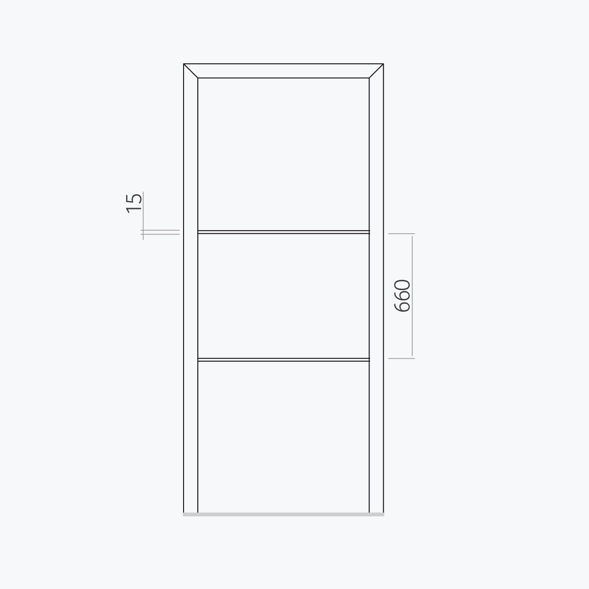 Aluline deurpanelen 466 ekoline 107
