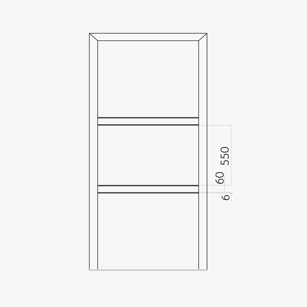 Aluline deurpanelen 470 ekoline 110