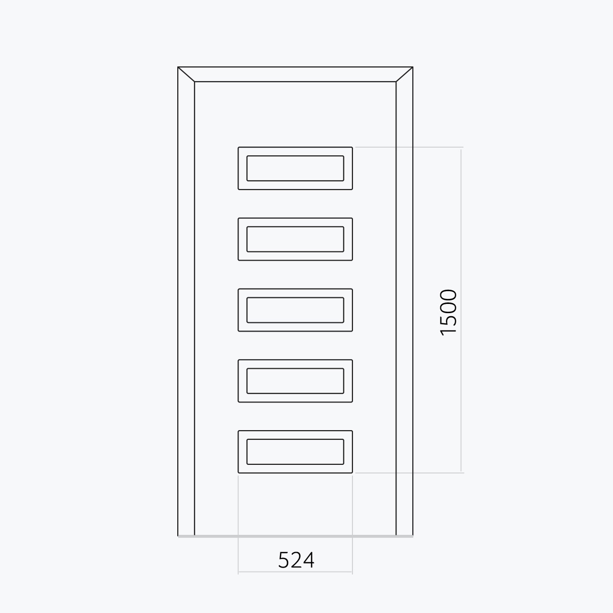 Aluline deurpanelen 474 ekoline 113