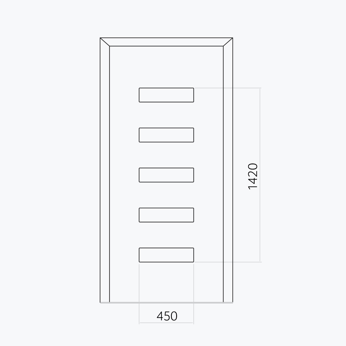 Aluline deurpanelen 473 ekoline 113
