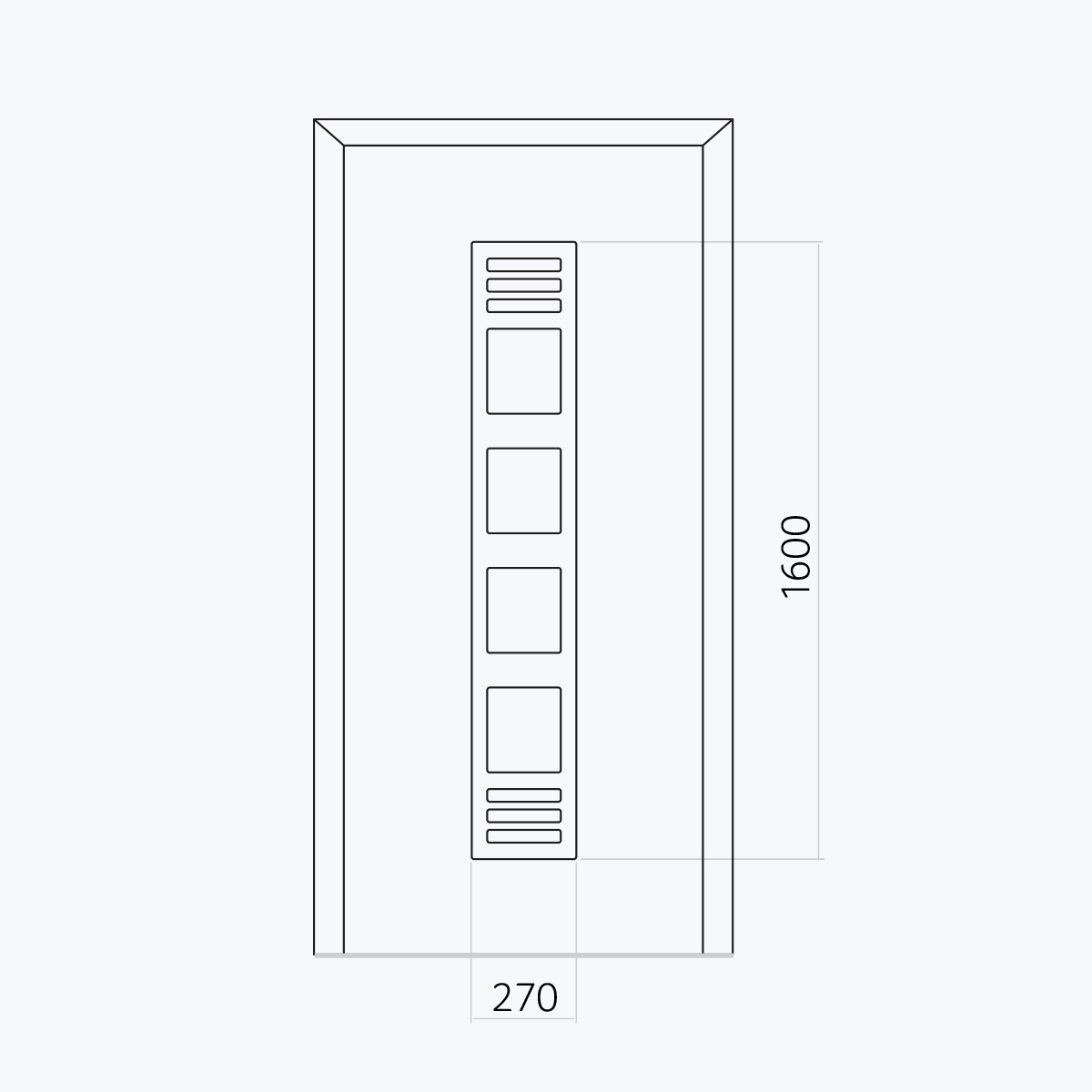 Aluline deurpanelen 476 ekoline 114