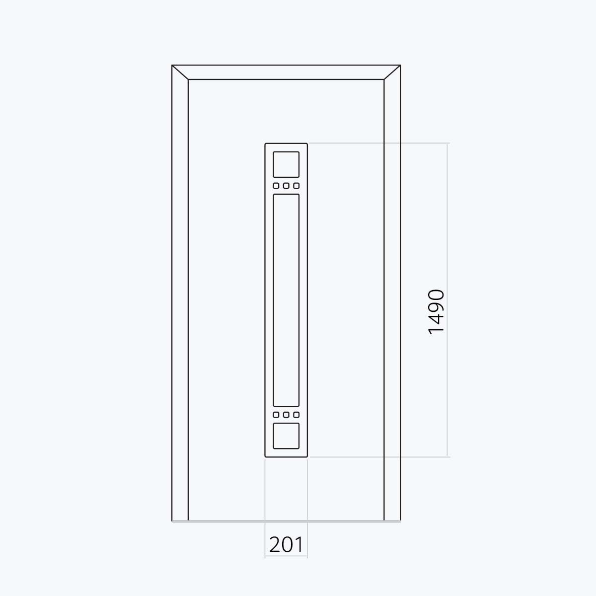 Aluline deurpanelen 478 ekoline 115