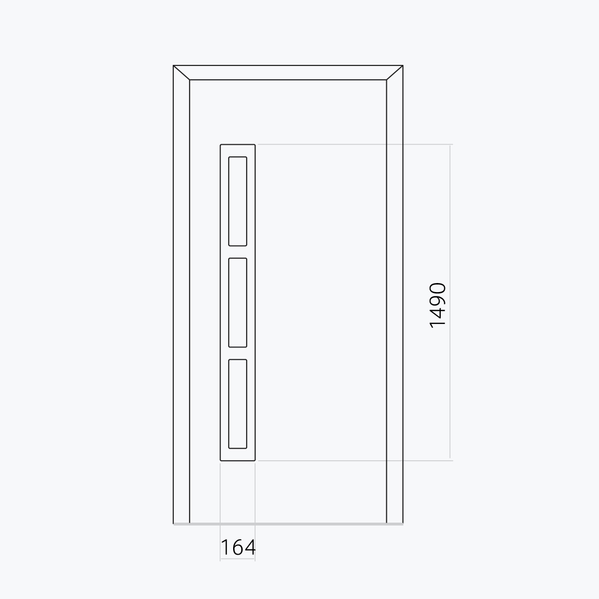 Aluline deurpanelen 484 ekoline 118