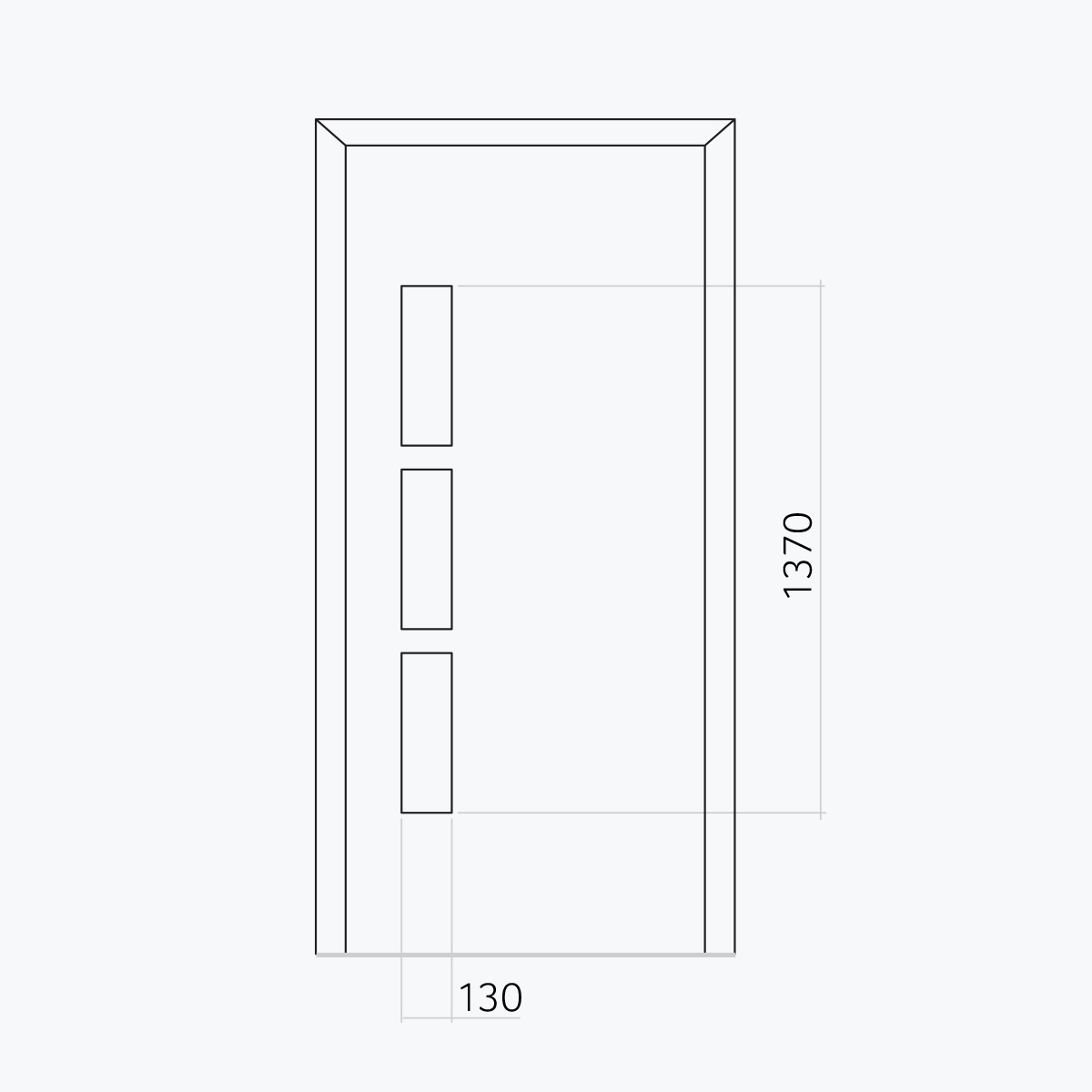 Aluline deurpanelen 483 ekoline 118
