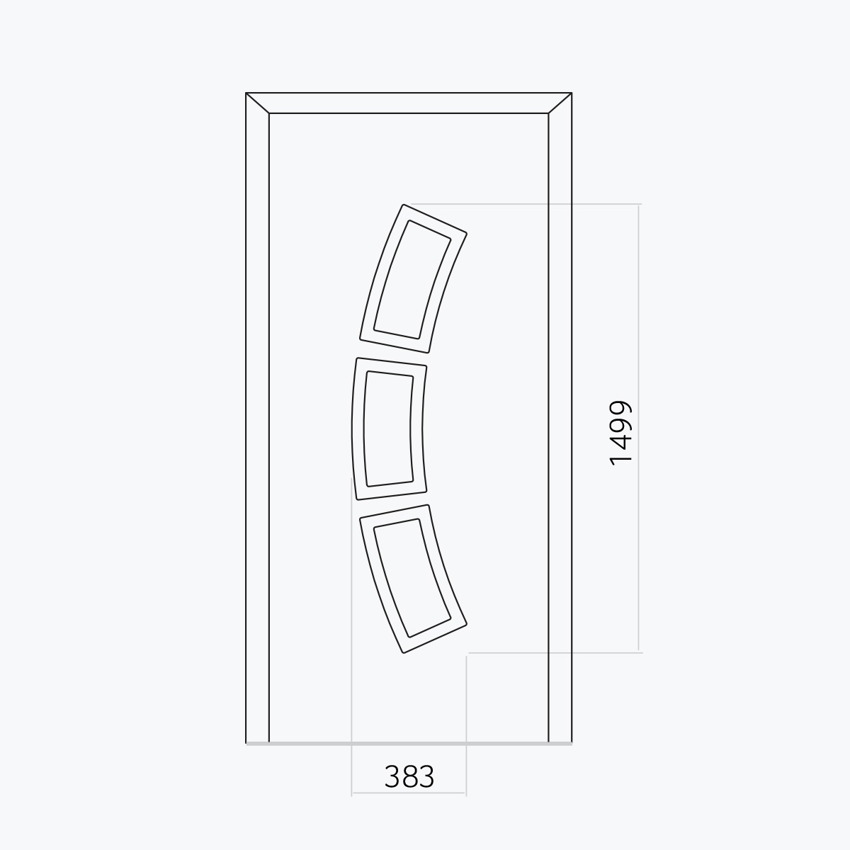 Aluline deurpanelen 486 ekoline 119