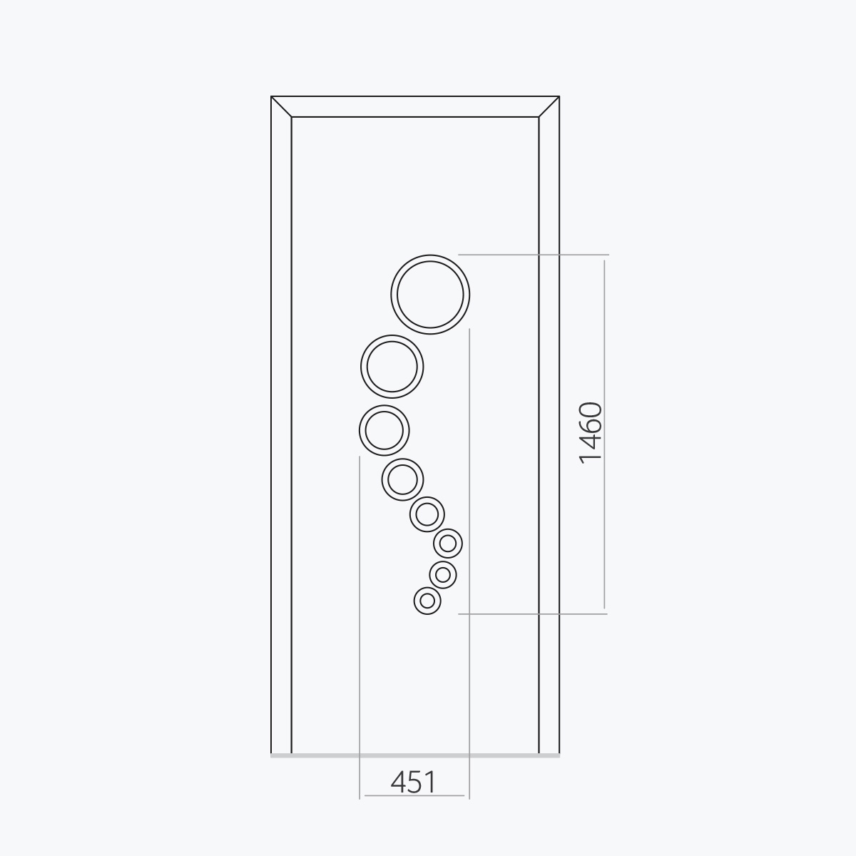 Aluline deurpanelen 287 ekoline 12