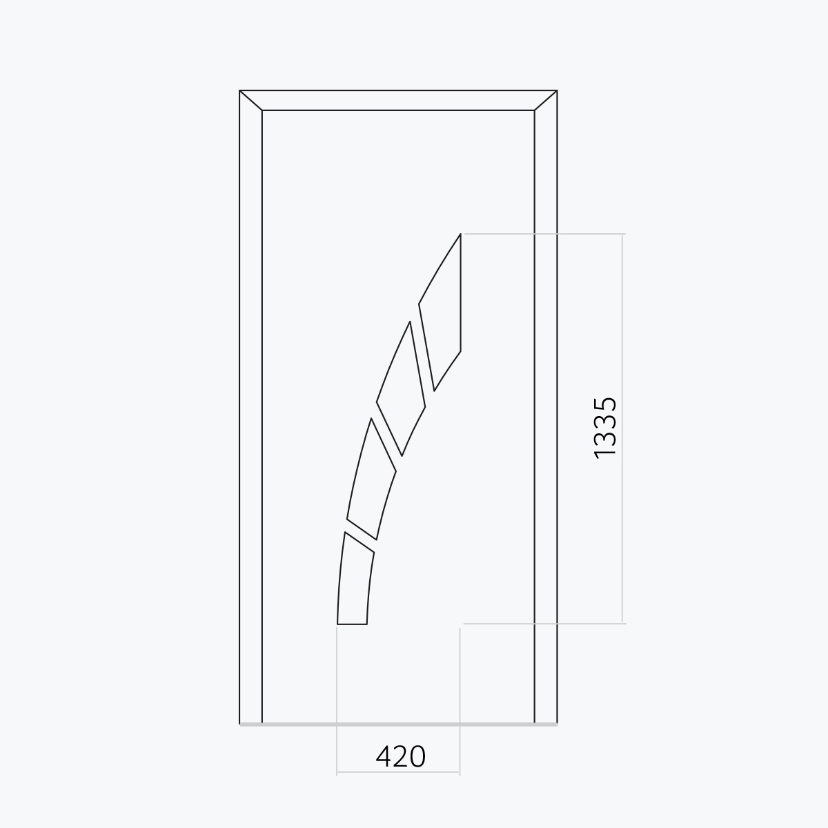 Aluline deurpanelen 494 ekoline 124