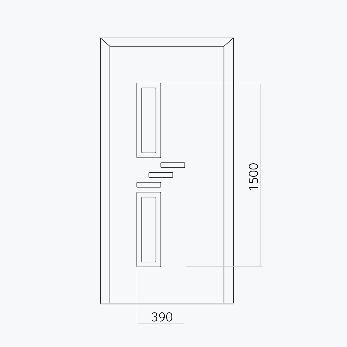 Aluline deurpanelen 499 ekoline 126
