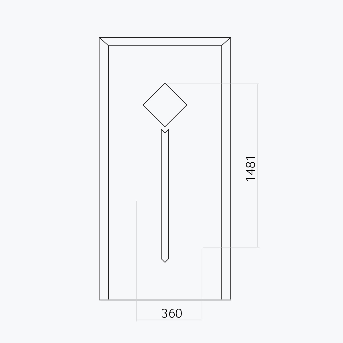 Aluline deurpanelen 500 ekoline 127