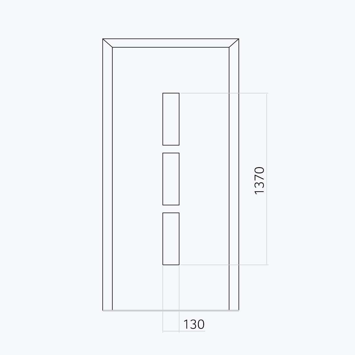 Aluline deurpanelen 502 ekoline 128