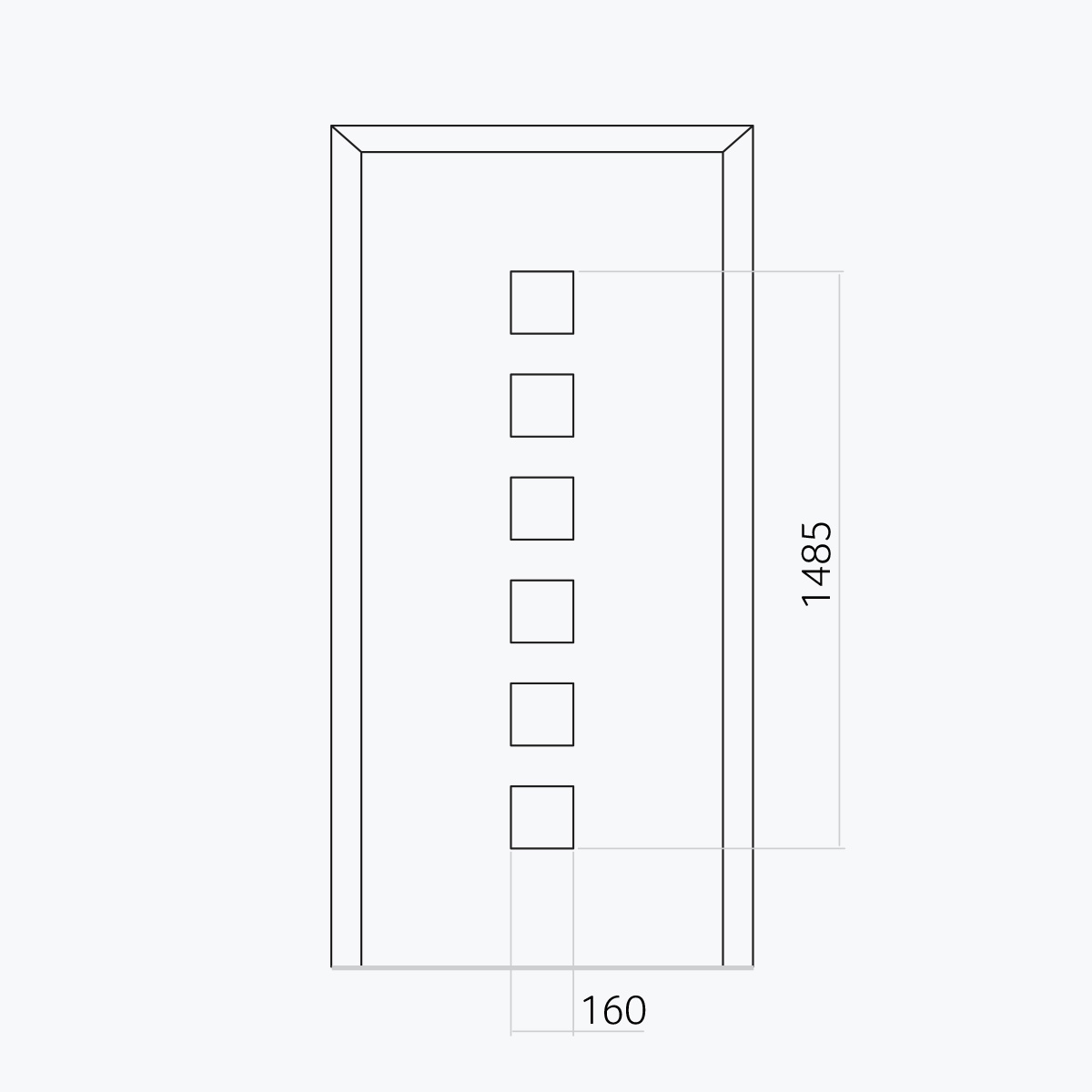 Aluline deurpanelen 504 ekoline 129
