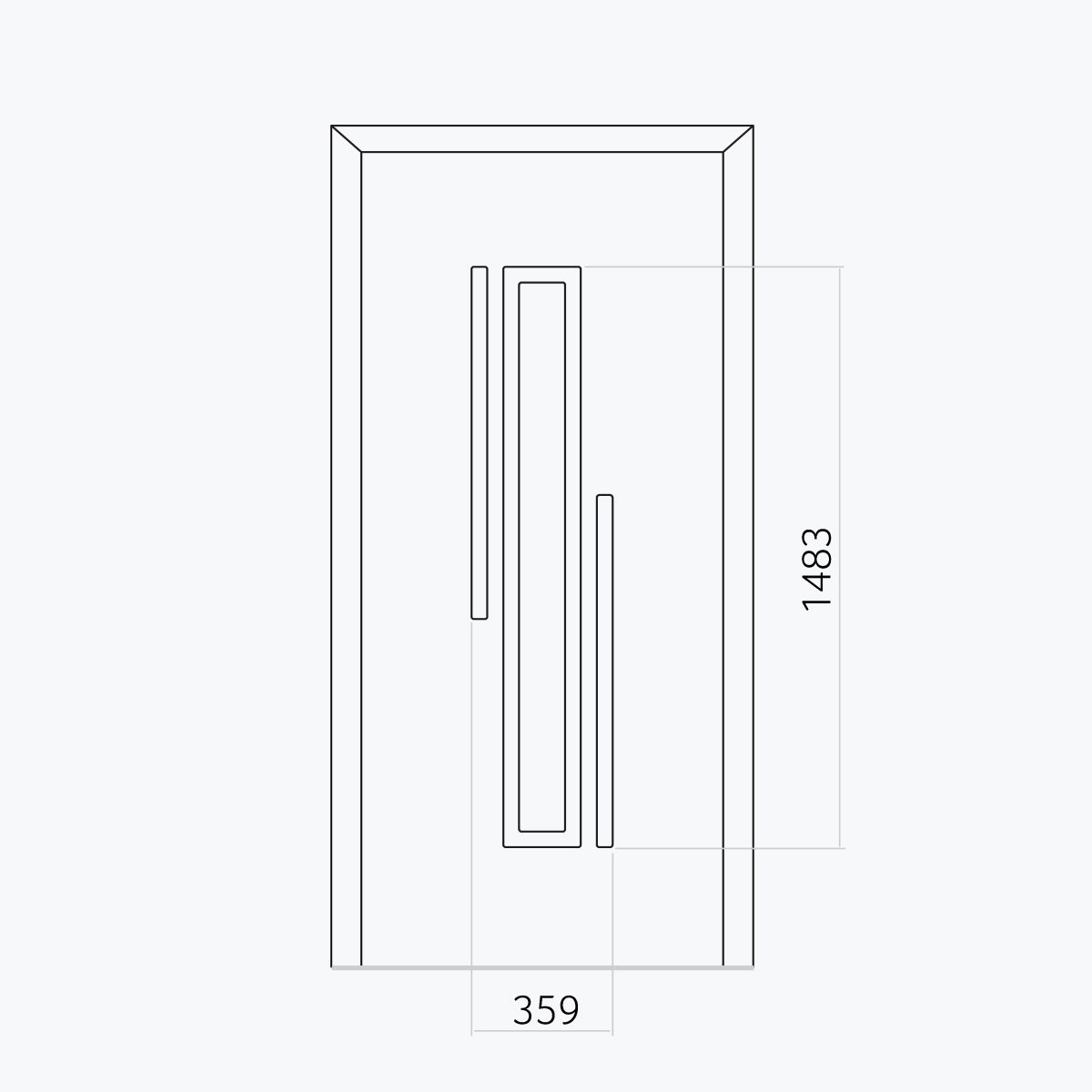 Aluline deurpanelen 506 ekoline 130