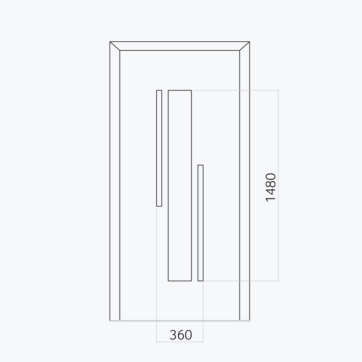 Aluline deurpanelen 505 ekoline 130