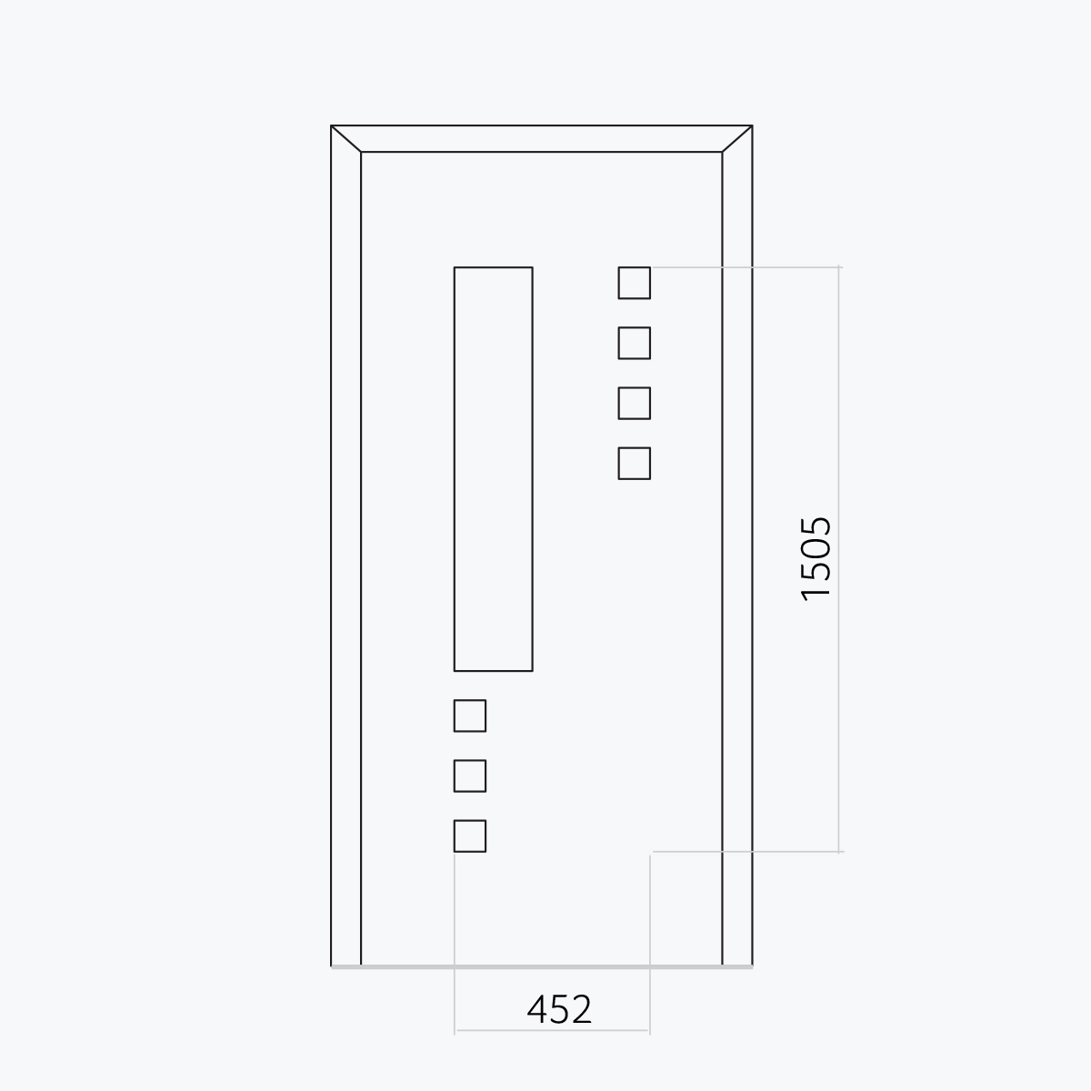 Aluline deurpanelen 510 ekoline 133