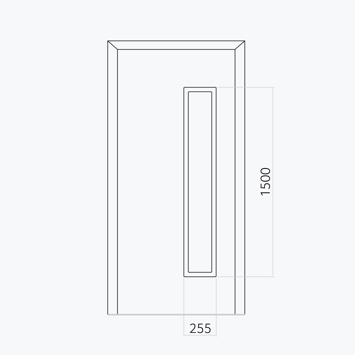 Aluline deurpanelen 514 ekoline 135
