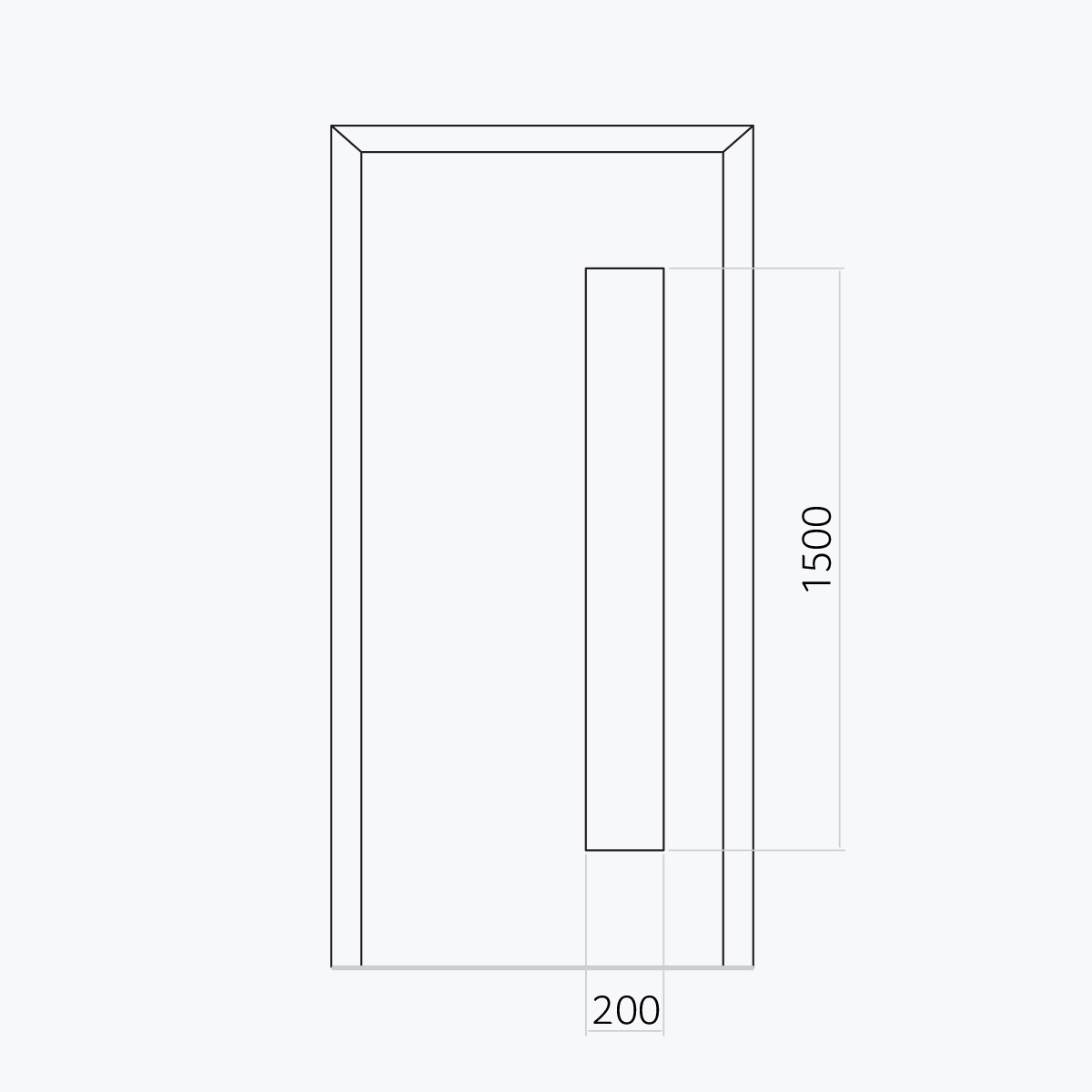 Aluline deurpanelen 513 ekoline 135