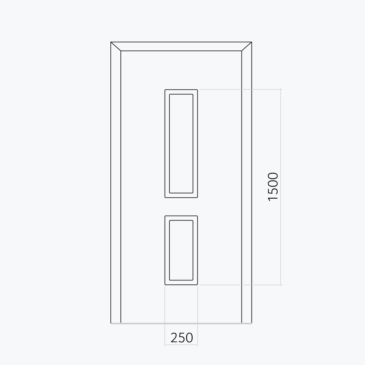Aluline deurpanelen 516 ekoline 136