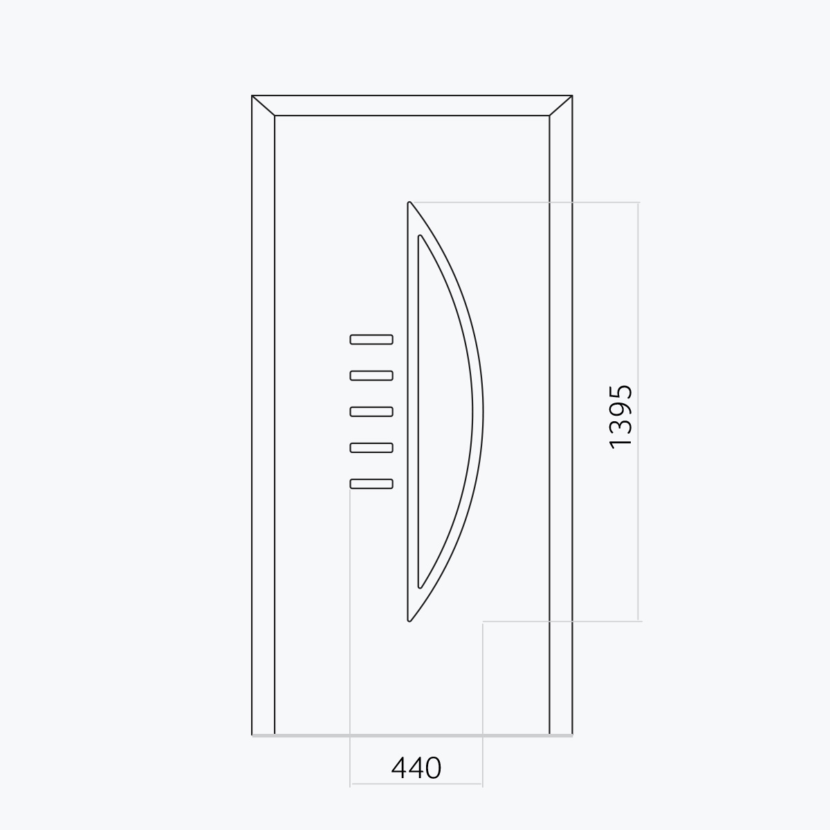 Aluline deurpanelen 521 ekoline 139