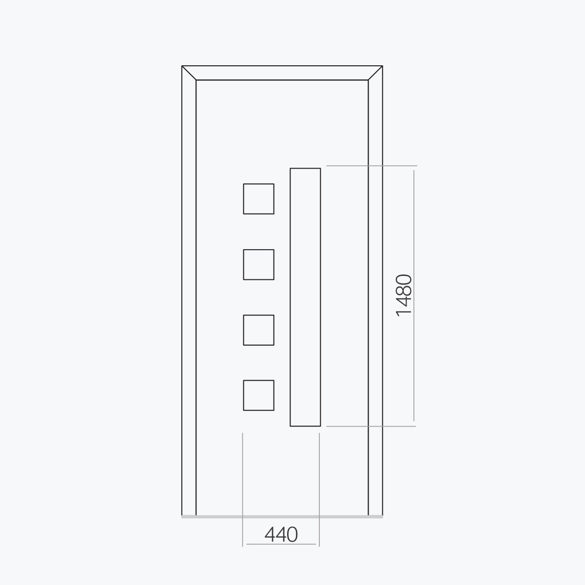 Aluline deurpanelen 290 ekoline 14