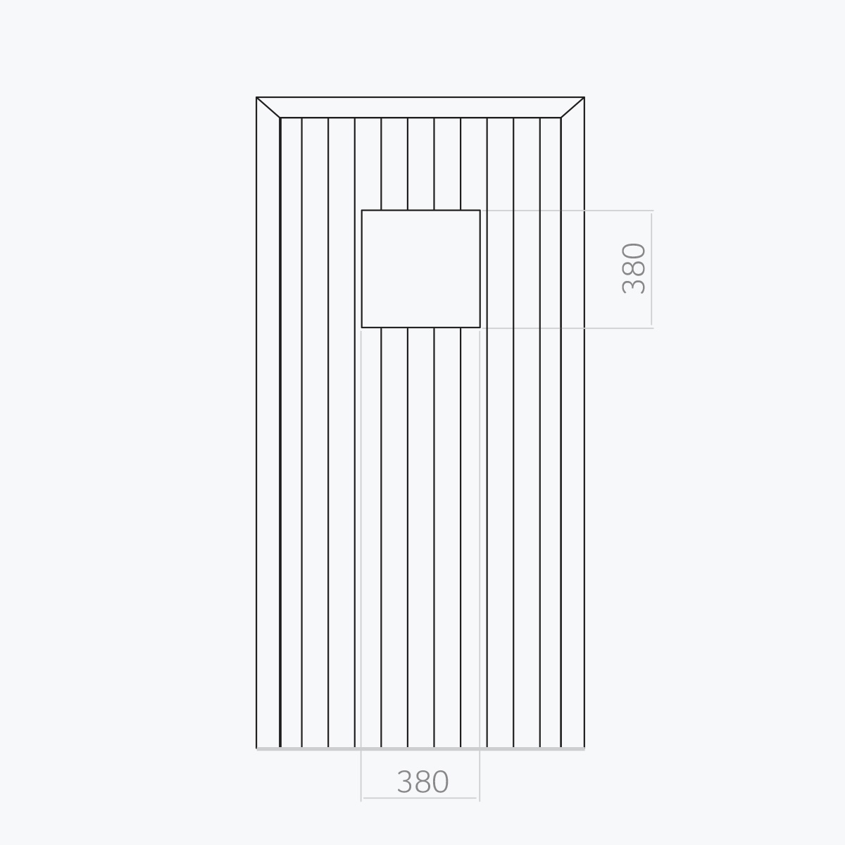 Aluline deurpanelen 523 ekoline 141