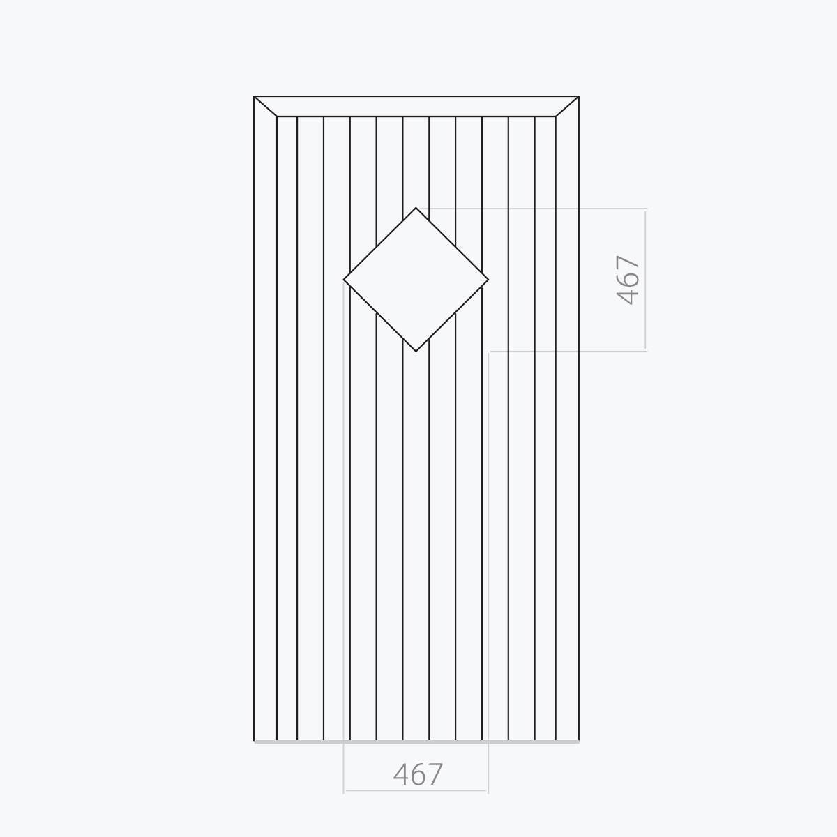 Aluline deurpanelen 524 ekoline 142