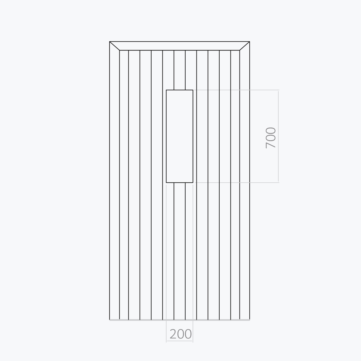 Aluline deurpanelen 525 ekoline 143