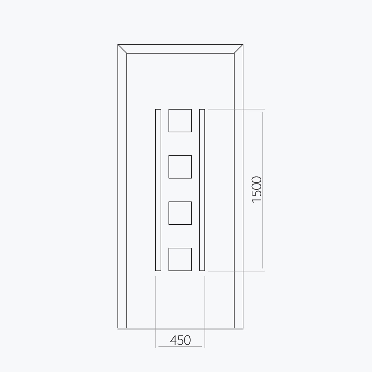 Aluline deurpanelen 294 ekoline 16