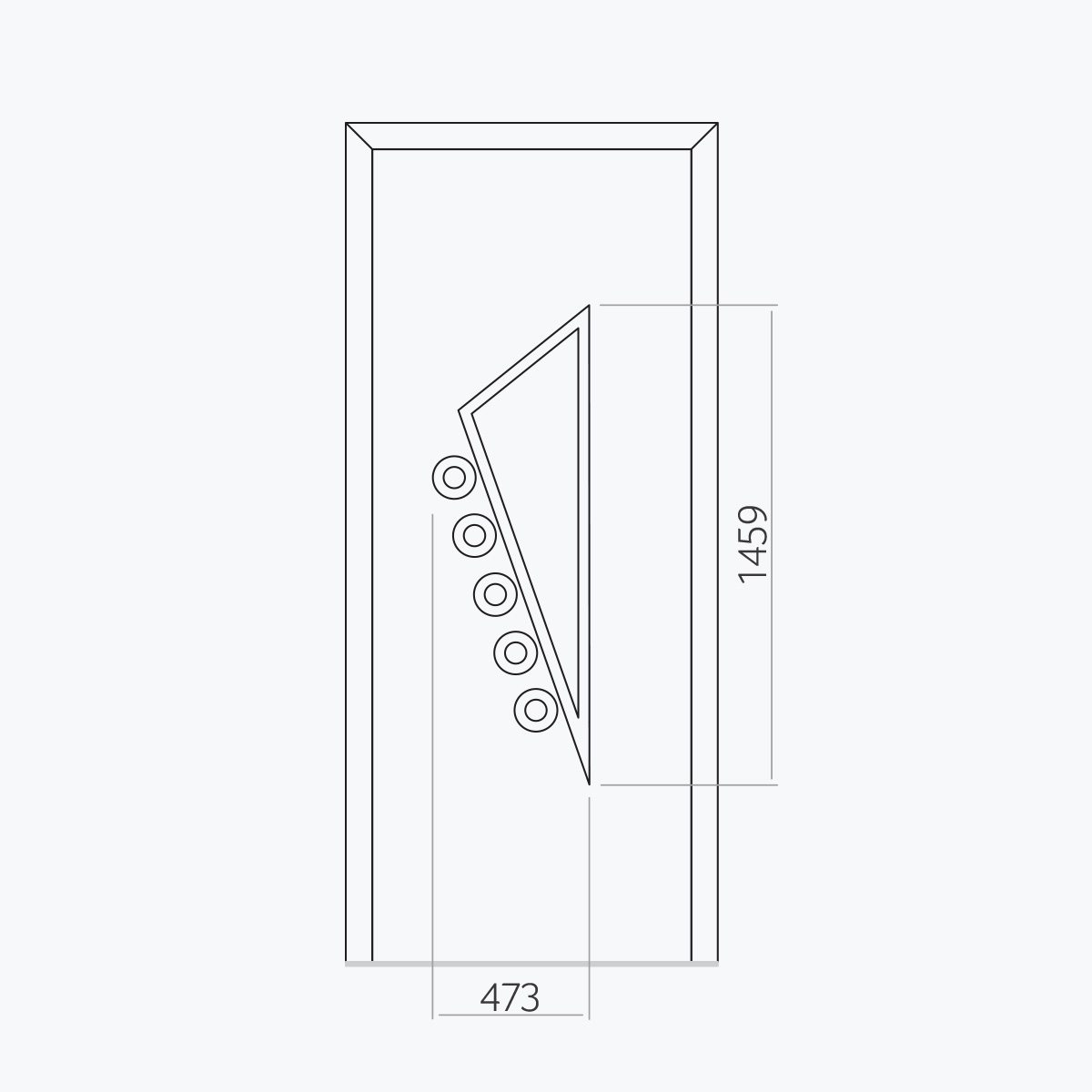 Aluline deurpanelen 297 ekoline 17