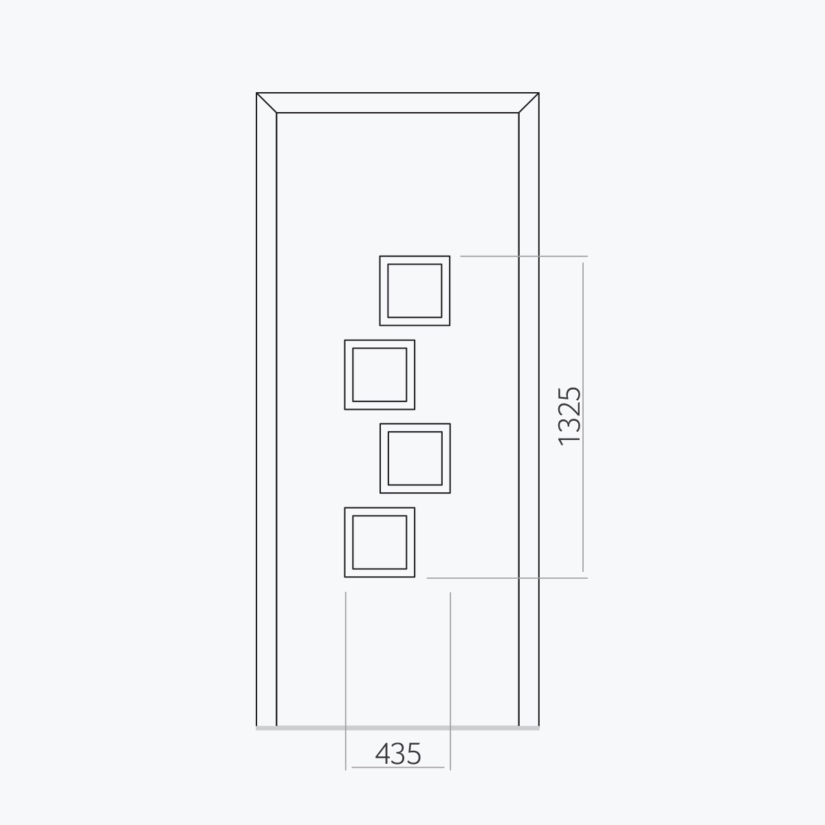 Aluline deurpanelen 299 ekoline 18
