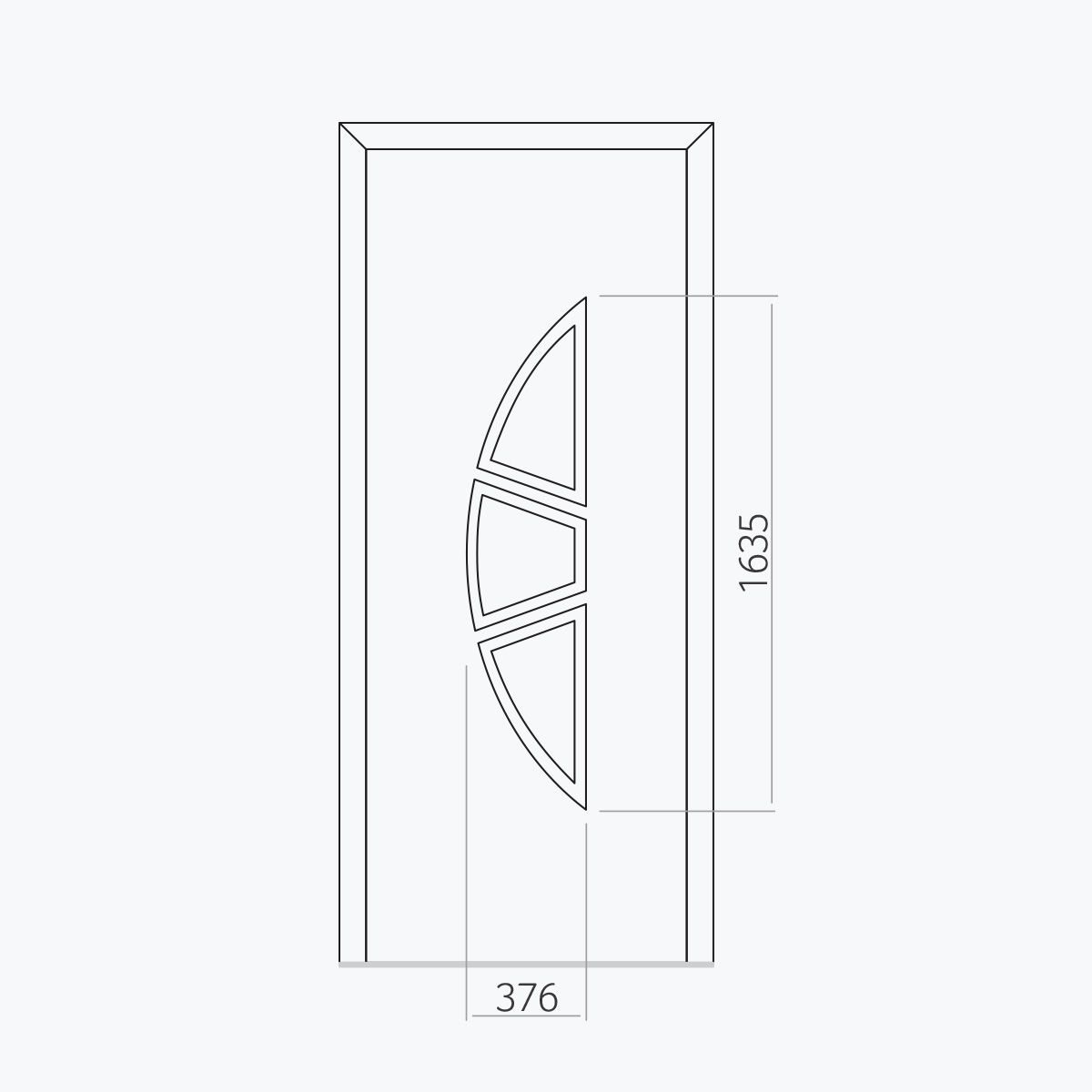 Aluline deurpanelen 301 ekoline 19