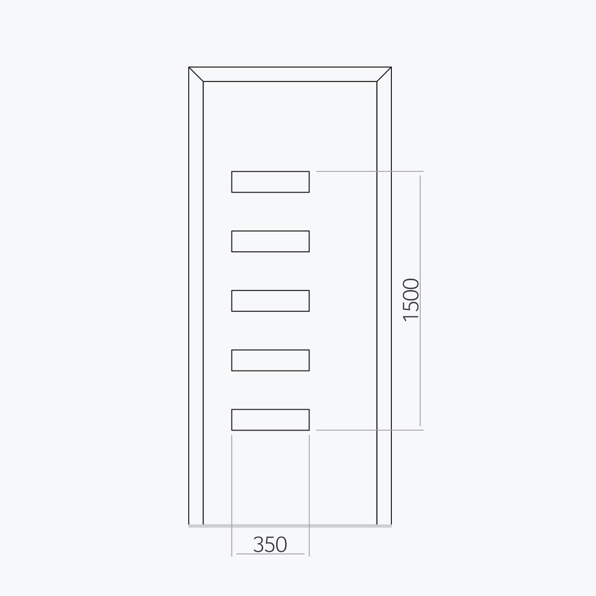 Aluline deurpanelen 302 ekoline 20