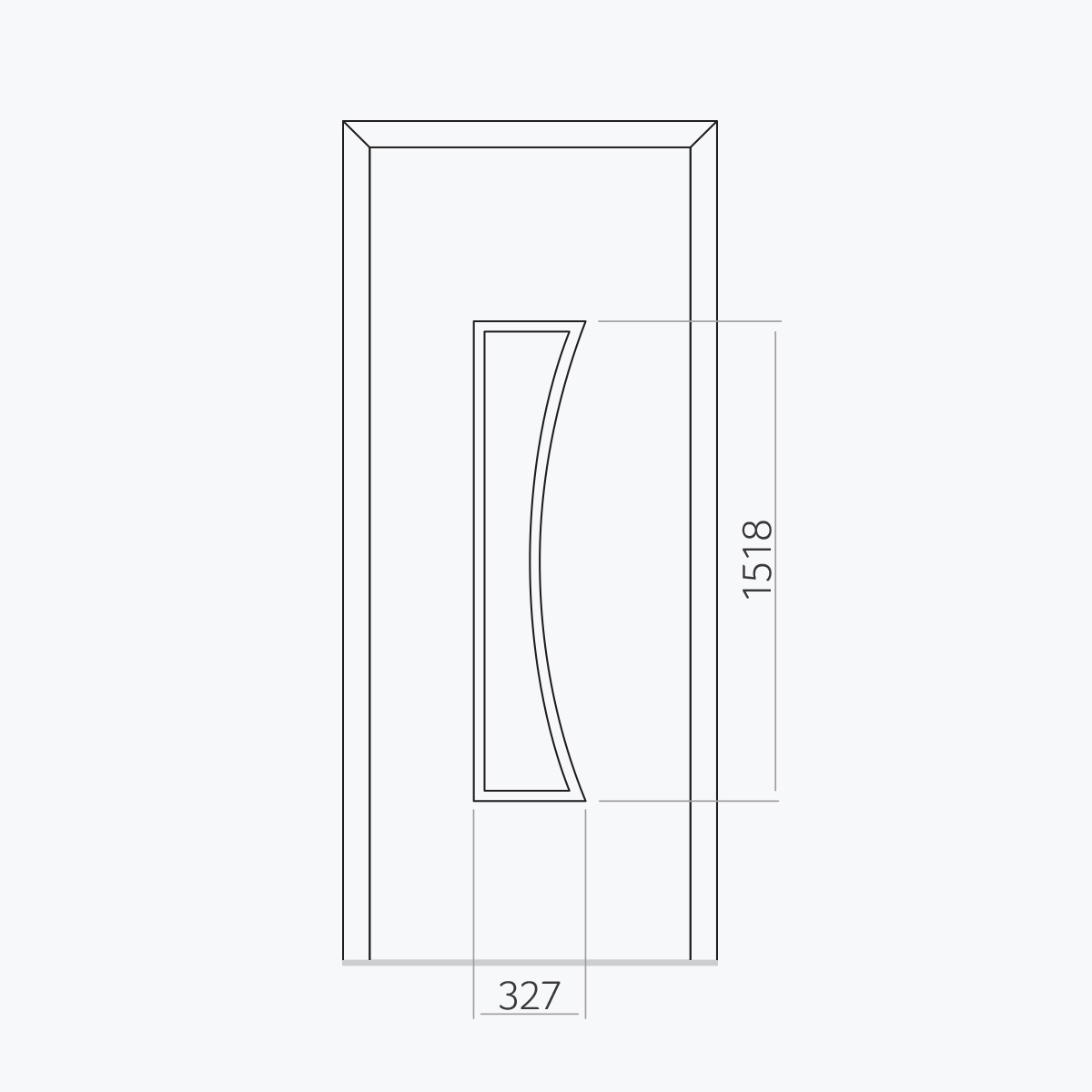 Aluline deurpanelen 309 ekoline 23