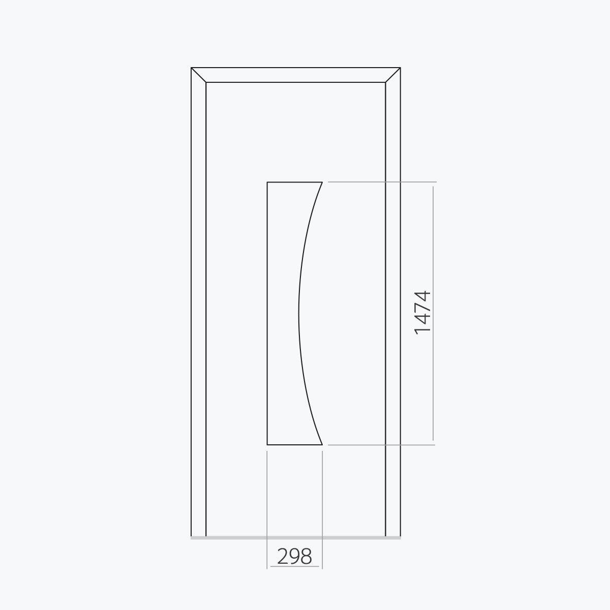 Aluline deurpanelen 308 ekoline 23