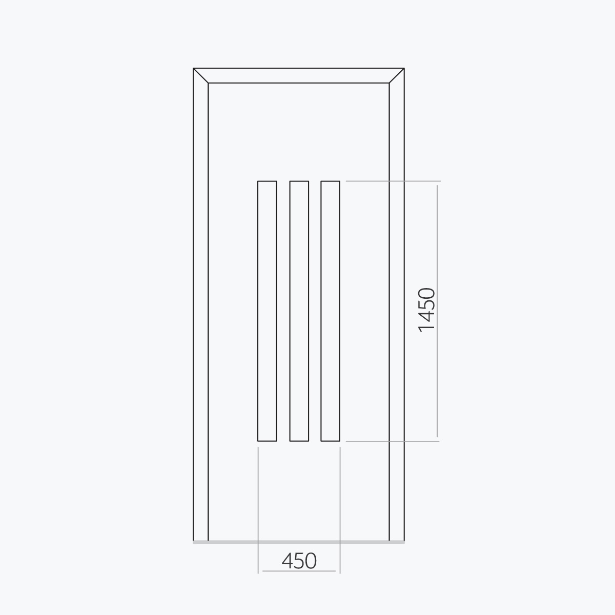 Aluline deurpanelen 310 ekoline 24
