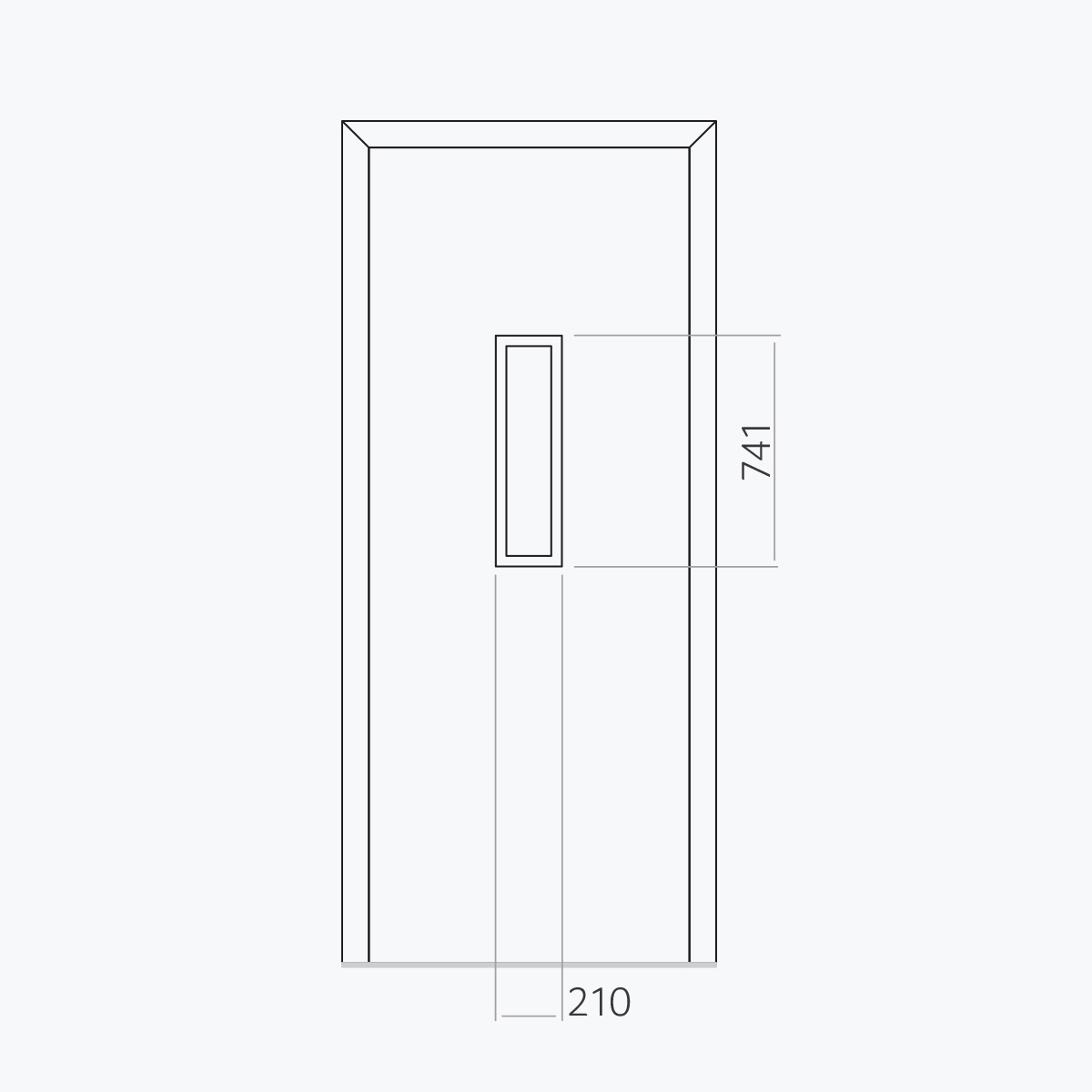 Aluline deurpanelen 315 ekoline 26