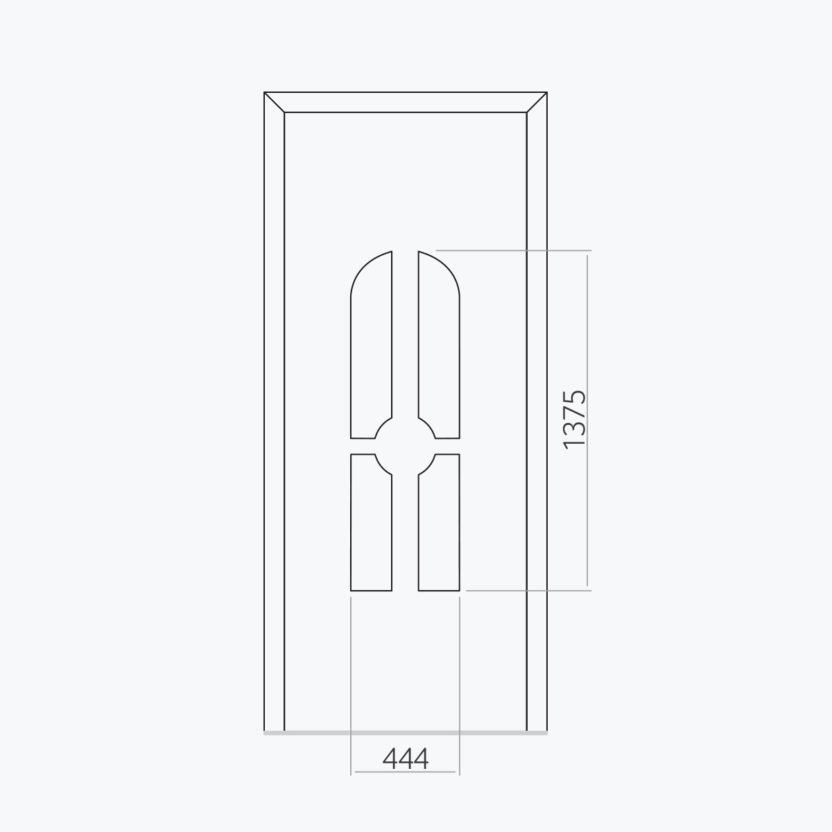 Aluline deurpanelen 316 ekoline 27