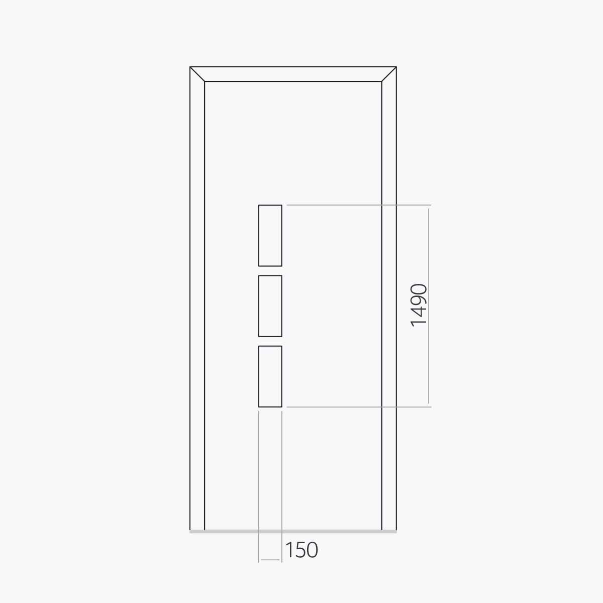 Aluline deurpanelen 318 ekoline 28