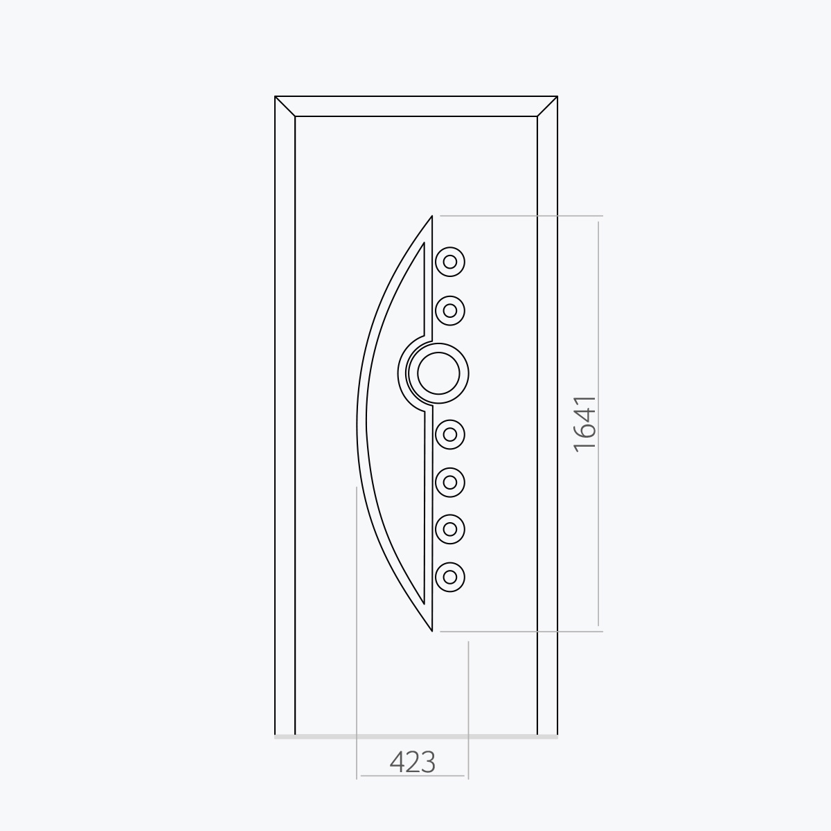 Aluline deurpanelen 271 ekoline 3
