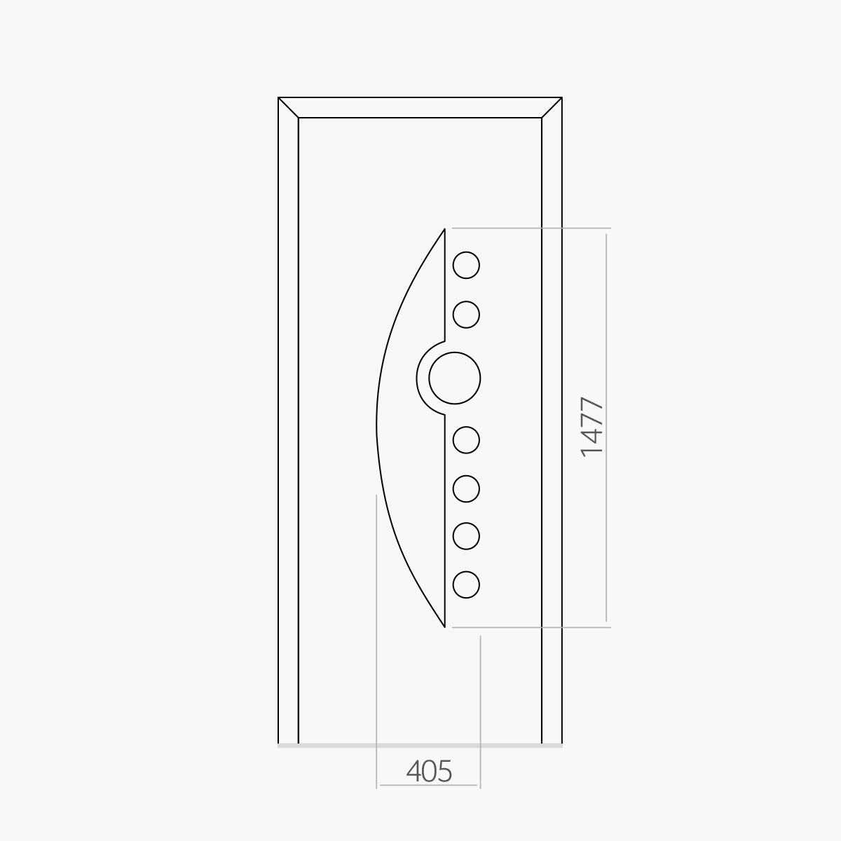 Aluline deurpanelen 270 ekoline 3
