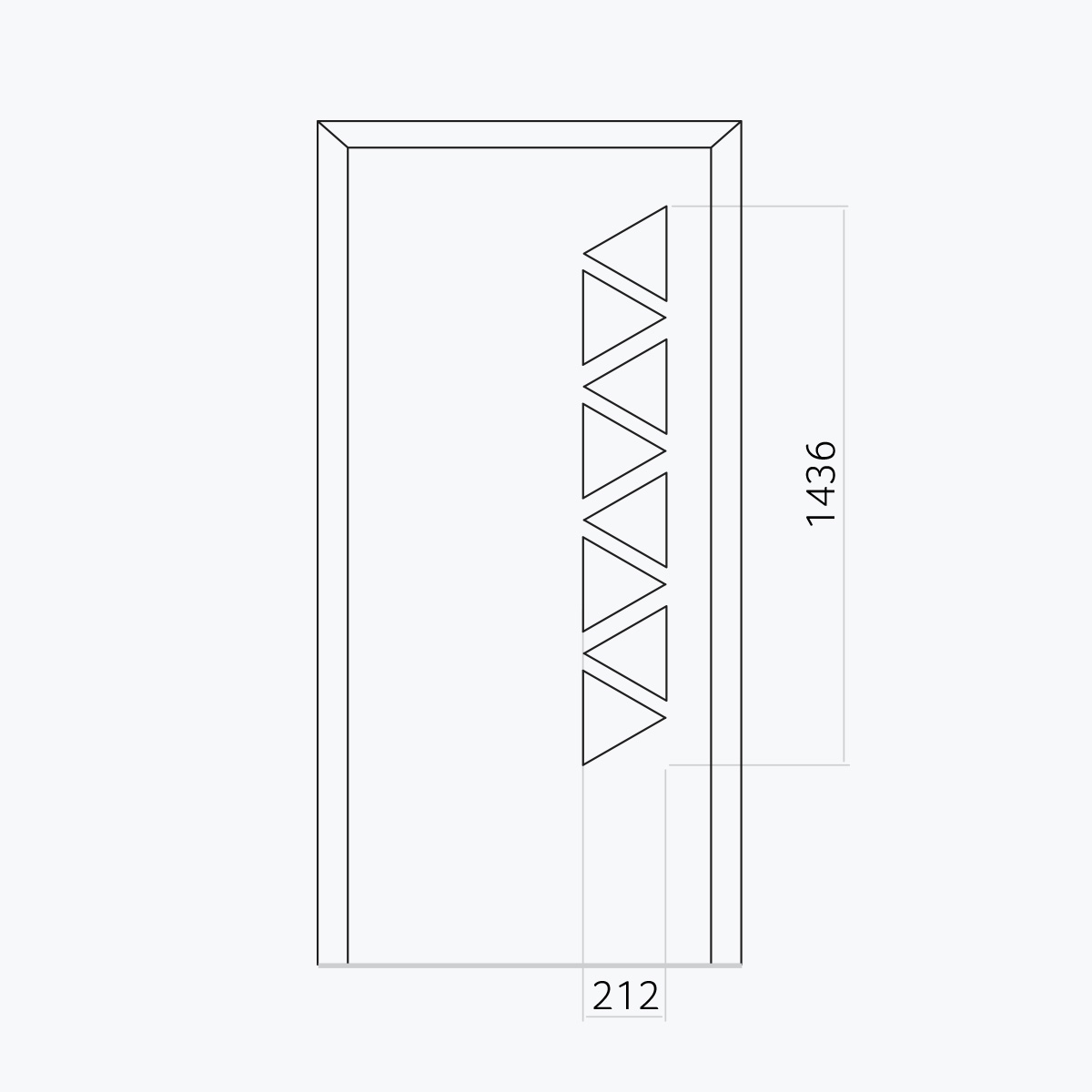 Aluline deurpanelen 322 ekoline 30