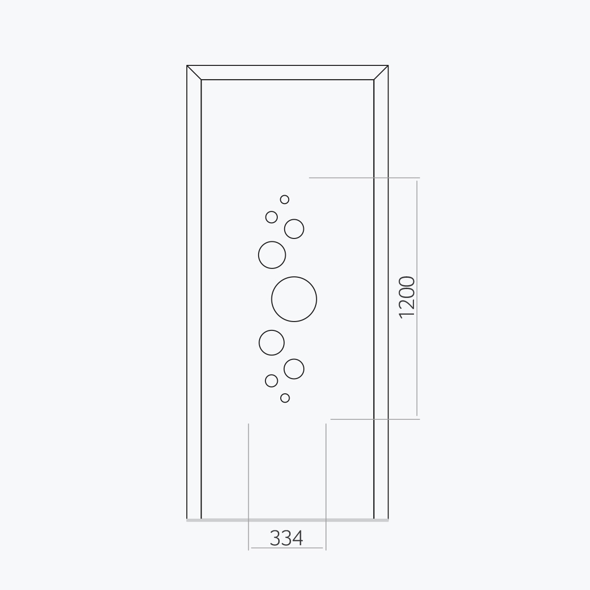 Aluline deurpanelen 325 ekoline 32