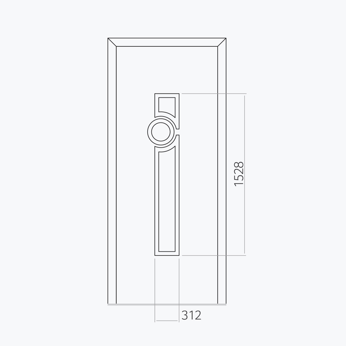 Aluline deurpanelen 328 ekoline 33